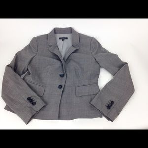 Ann Taylor Blazer Jacket career Plaid Sz 6
